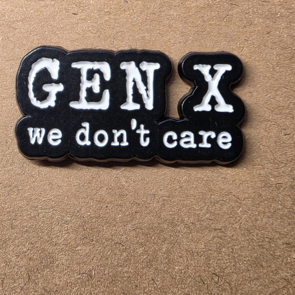 Gen X Enamel Pin
